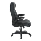 Gray Adjustable Height Swivel Rolling Executive Office Chair
