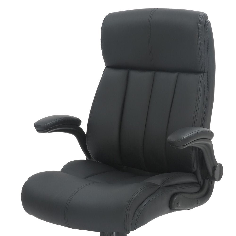 Gray Adjustable Height Swivel Rolling Executive Office Chair