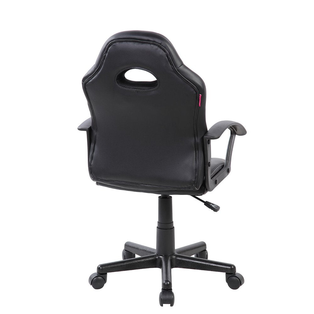 Blue Adjustable Height Swivel Rolling Gaming Chair