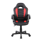 Blue Adjustable Height Swivel Rolling Gaming Chair