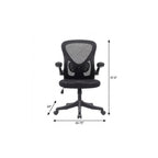 Black Swivel Rolling Office Chair