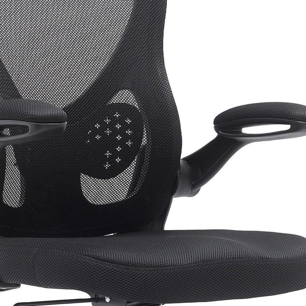 Black Swivel Rolling Office Chair