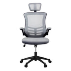 Black Adjustable Height Swivel Rolling Executive Office Chair
