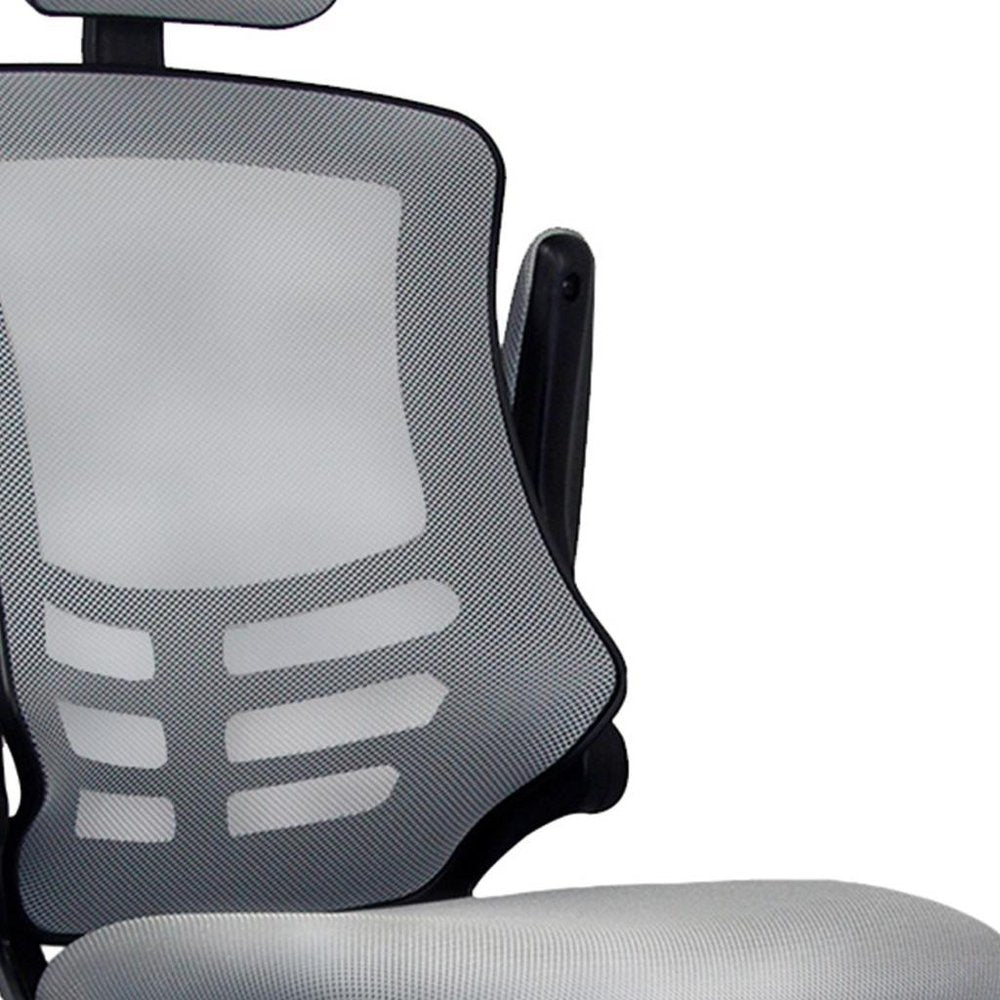 Black Adjustable Height Swivel Rolling Executive Office Chair