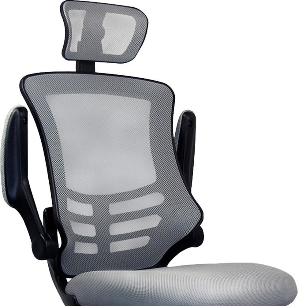 Black Adjustable Height Swivel Rolling Executive Office Chair
