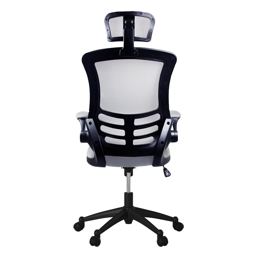 Black Adjustable Height Swivel Rolling Executive Office Chair