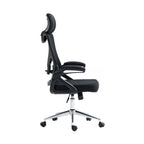 Black Adjustable Height Swivel Rolling Office Chair