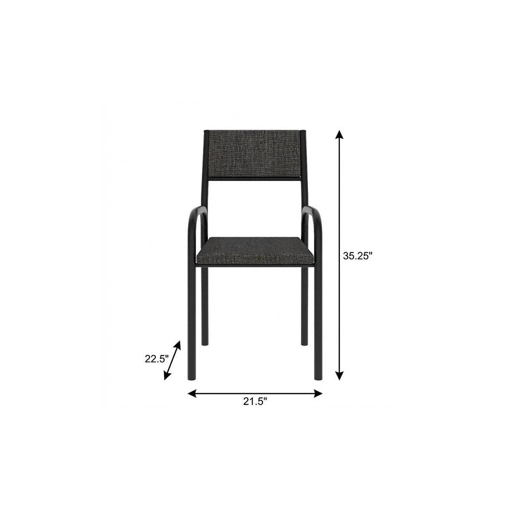 Charcoal And Black Office Chair