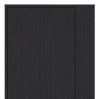 21" Black Wood Accent Chest