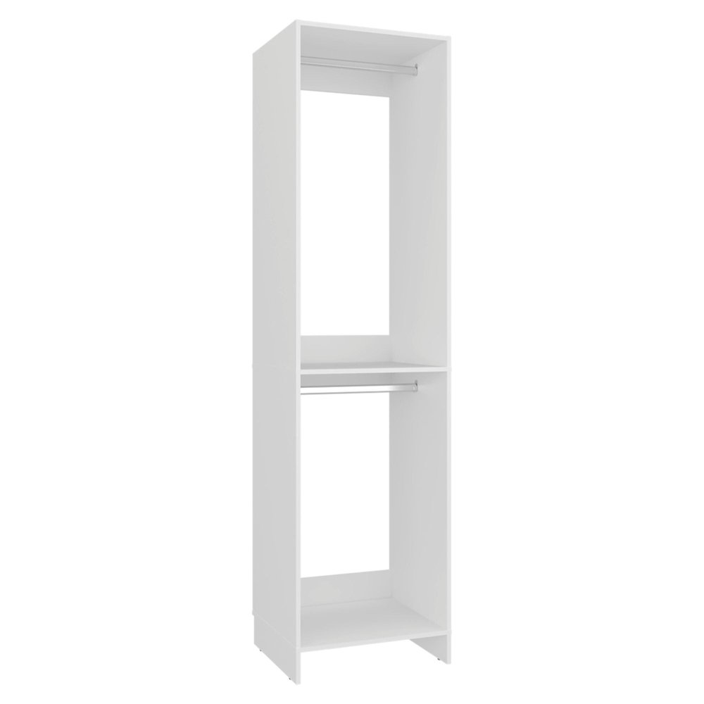 Two Piece White Bedroom Set