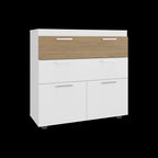 Two Piece White Bedroom Set