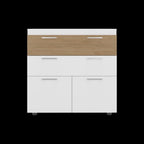 Two Piece White Bedroom Set