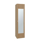 Two Piece Beige Bedroom Set With Mirror