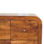 43" Brown Solid Wood Sideboard