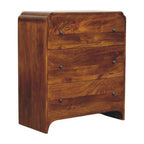 28" Brown Solid Wood Sideboard