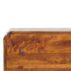 28" Brown Solid Wood Sideboard