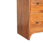 28" Brown Solid Wood Sideboard