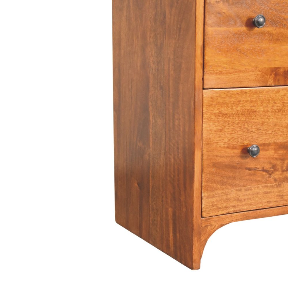 28" Brown Solid Wood Sideboard