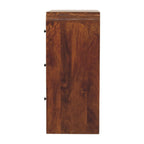 28" Brown Solid Wood Sideboard