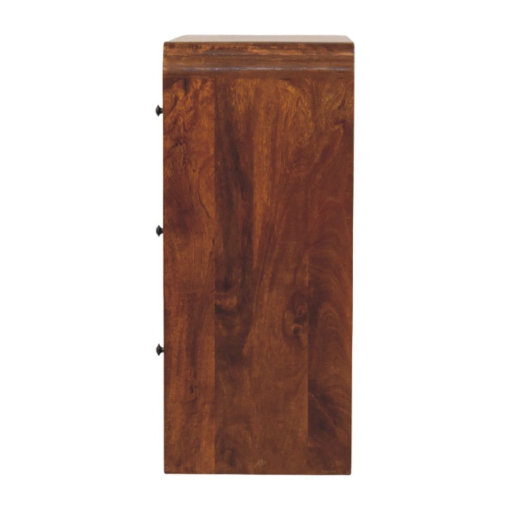 28" Brown Solid Wood Sideboard