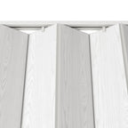 80" X 32" White PVC Accordion Door