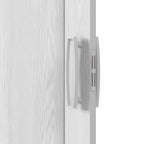80" X 32" White PVC Accordion Door