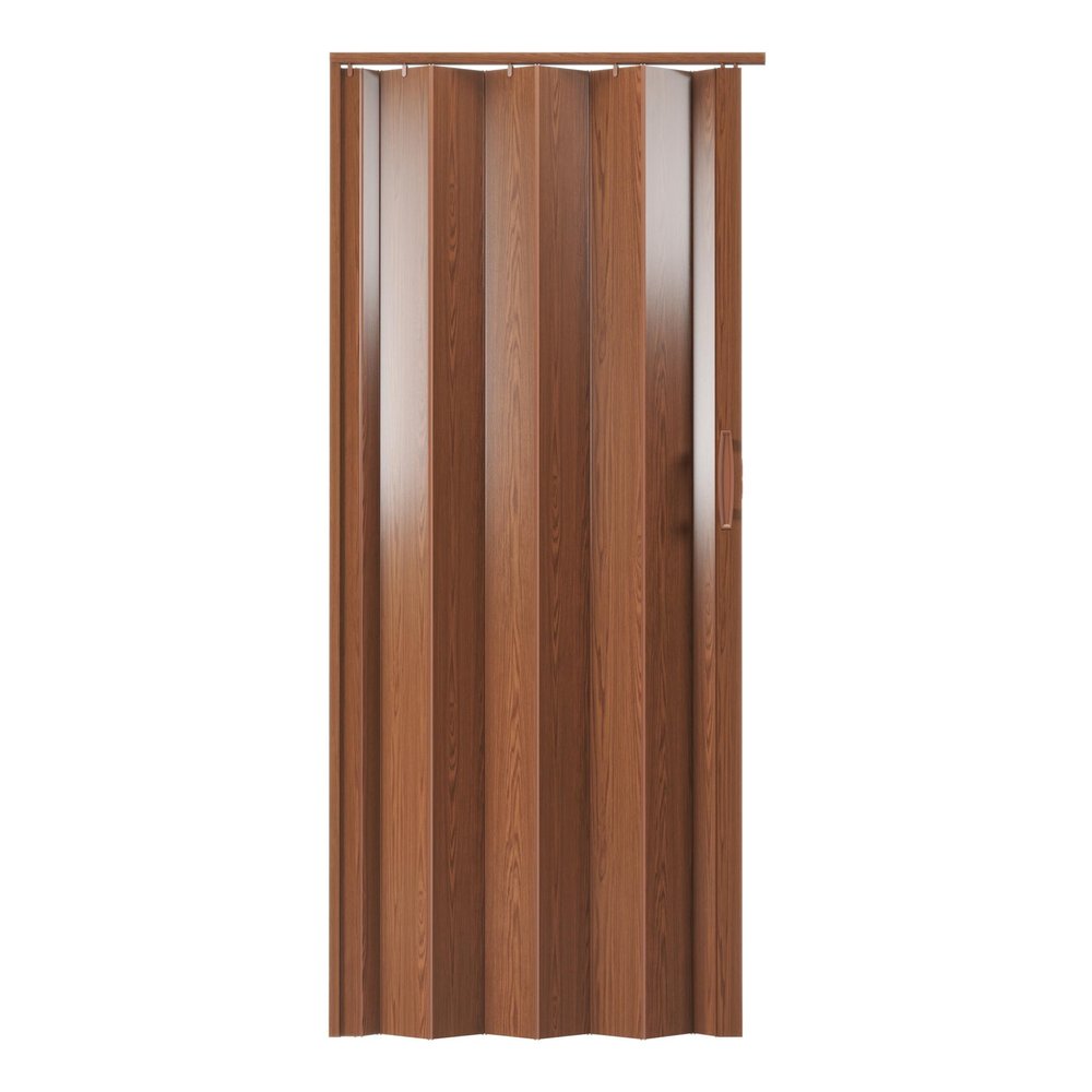80" X 32" Walnut PVC Accordion Door