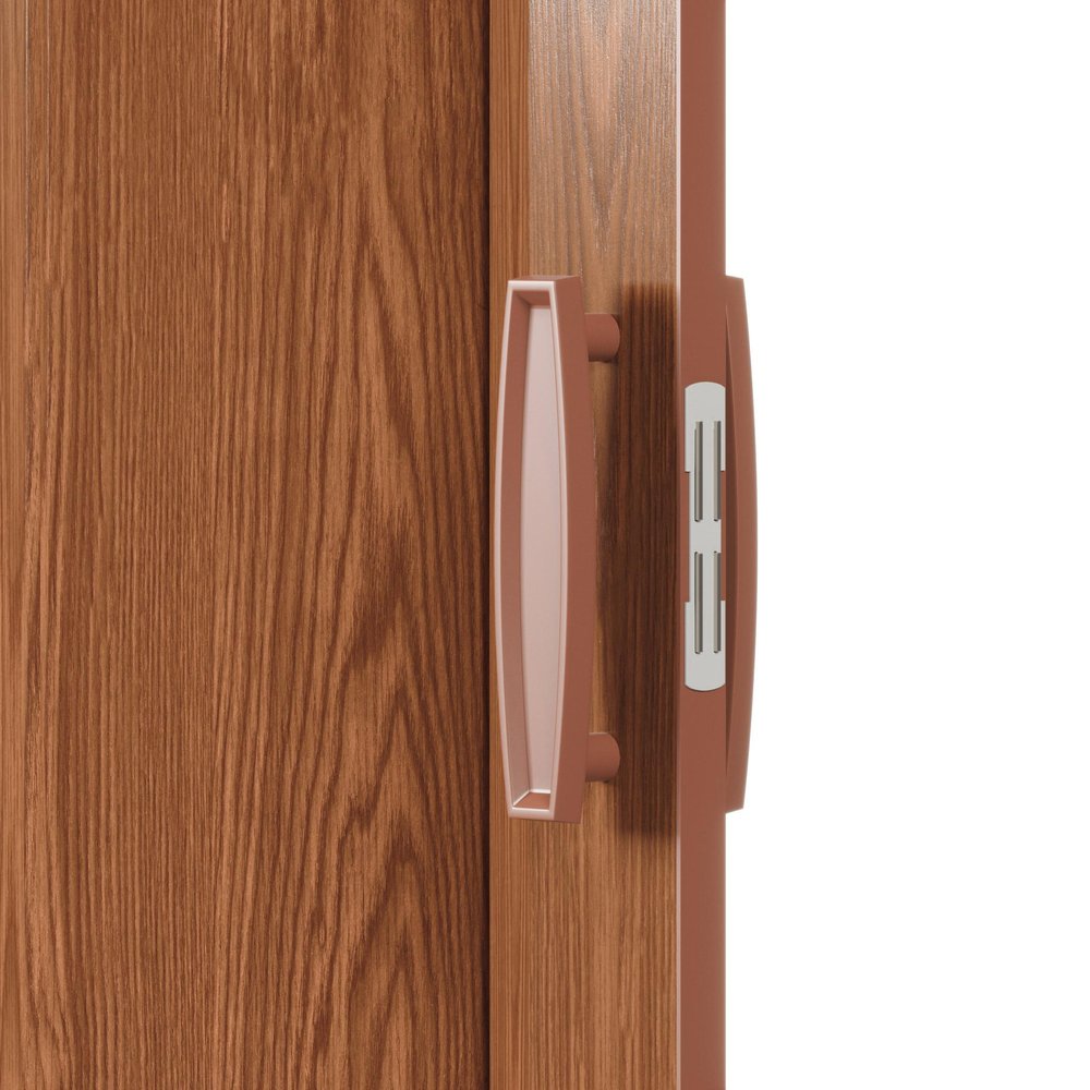 80" X 32" Walnut PVC Accordion Door