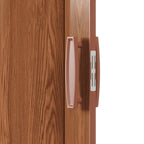 80" X 32" Walnut PVC Accordion Door