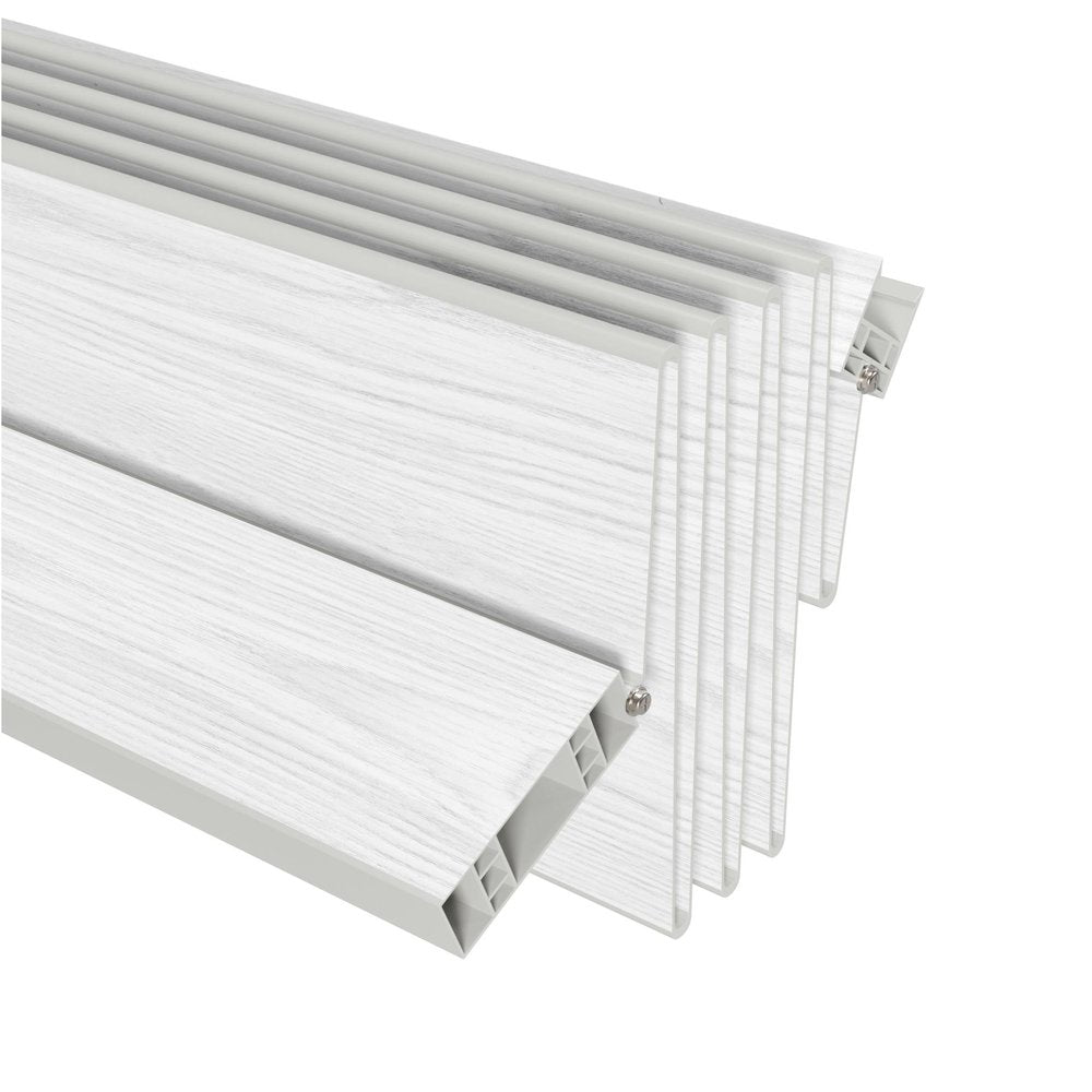 80" X 36" White PVC Accordion Door