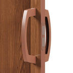 80" X 36" Walnut PVC Accordion Door