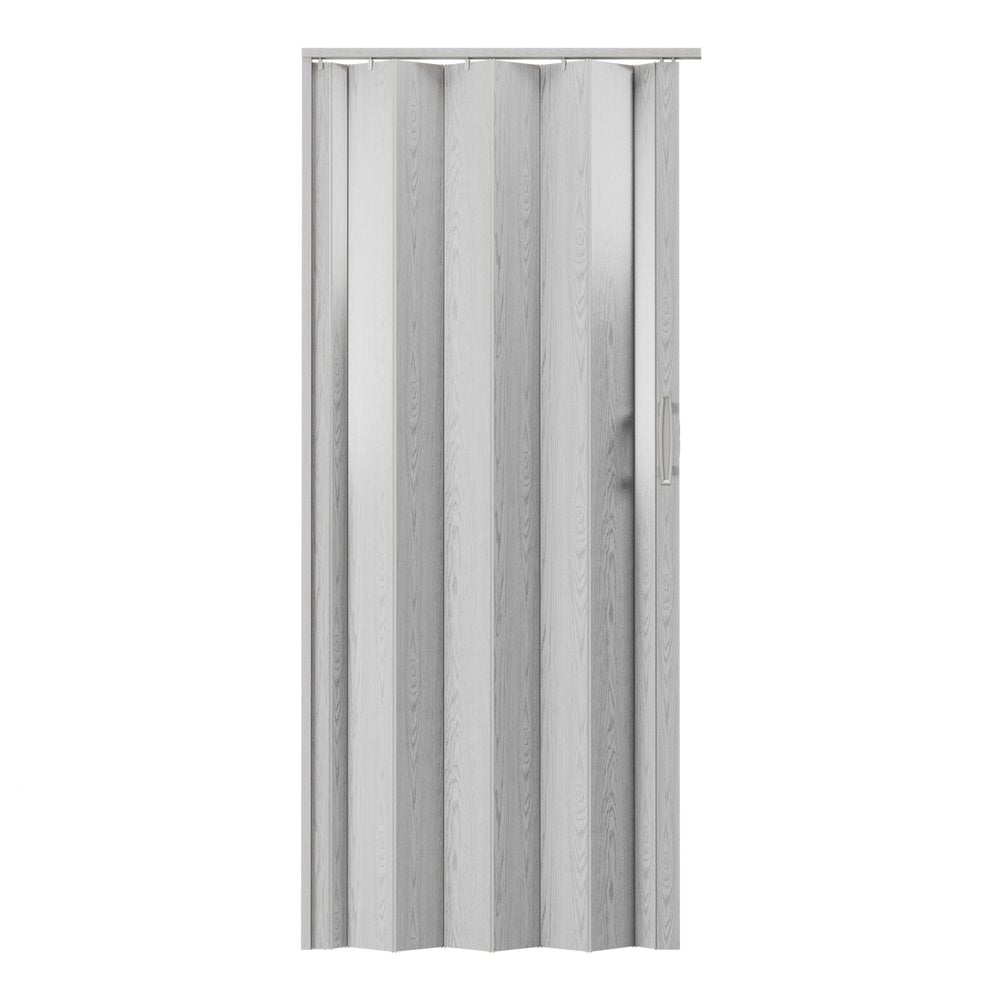 80" X 36" Gray PVC Accordion Door