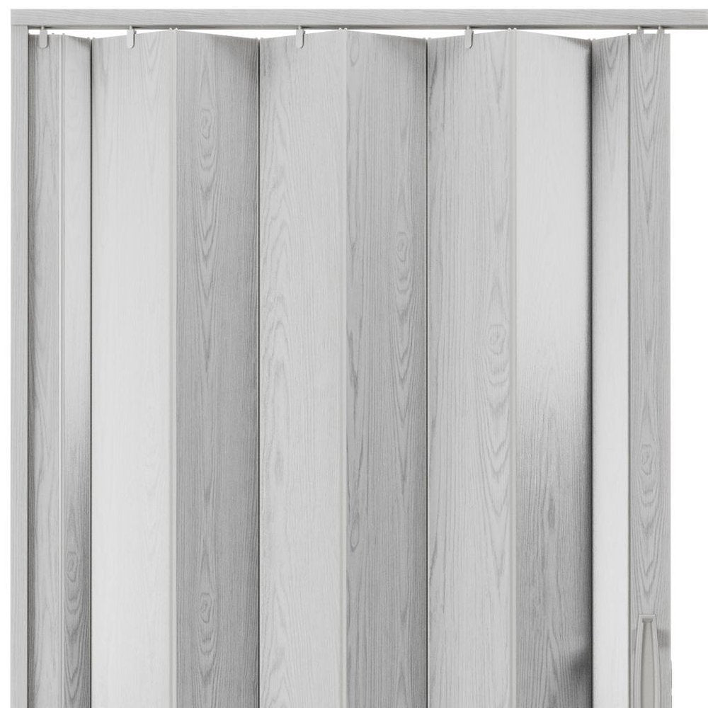 80" X 36" Gray PVC Accordion Door
