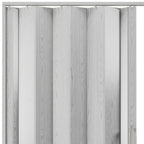 80" X 48" Gray PVC Accordion Door