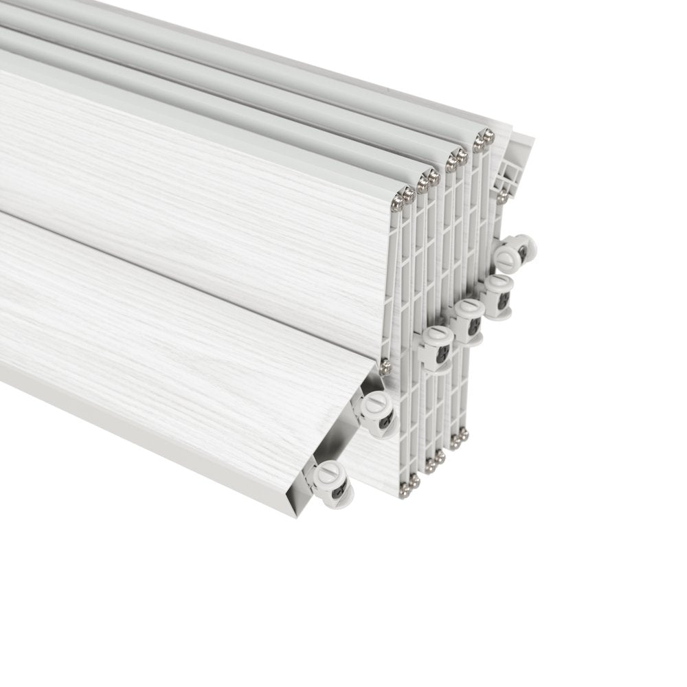80" X 32" White PVC Accordion Door
