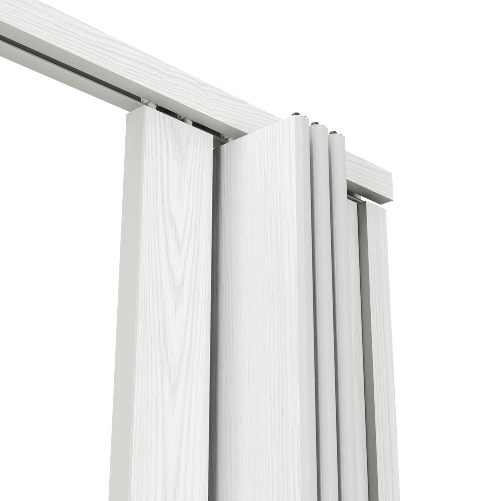 80" X 32" White PVC Accordion Door