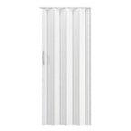 80" X 36" White PVC Accordion Door