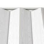 80" X 36" White PVC Accordion Door