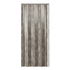 80" X 36" Taupe PVC Accordion Door