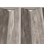 80" X 36" Taupe PVC Accordion Door