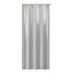 80" X 48" Granite Gray PVC Accordion Door