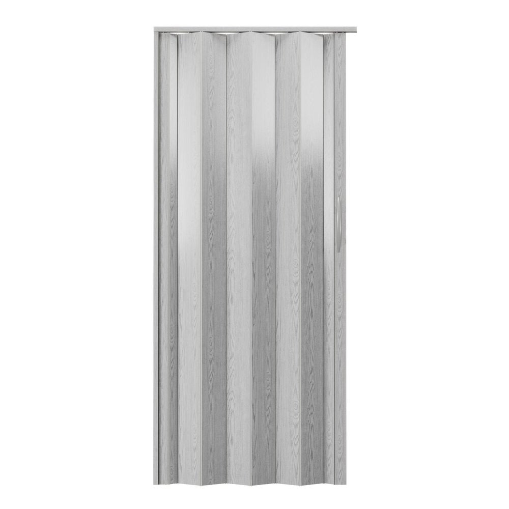 80" X 48" Granite Gray PVC Accordion Door