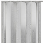 80" X 48" Granite Gray PVC Accordion Door