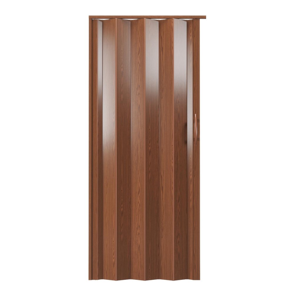 80" X 48" Walnut PVC Accordion Door