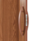 80" X 48" Walnut PVC Accordion Door