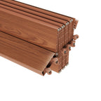 80" X 48" Walnut PVC Accordion Door