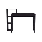 43" Black Wood Pedestal Computer Desk