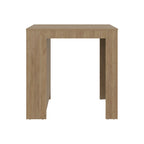 36" Beige Wood Kitchen Island