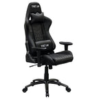 Black Swivel Rolling Racecar Gaming Chair