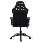 Black Swivel Rolling Racecar Gaming Chair